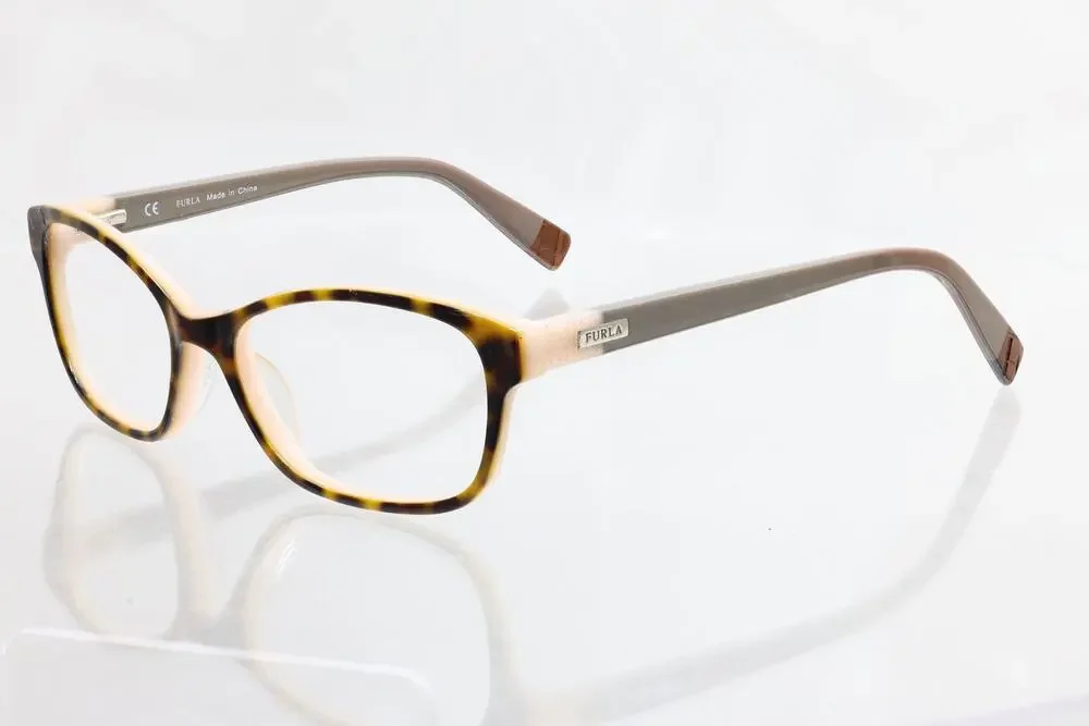 Furla Tate VU4943K Col.01GQ 53-16-140mm Eyeglass FRAMES ONLY - GOOD - READ